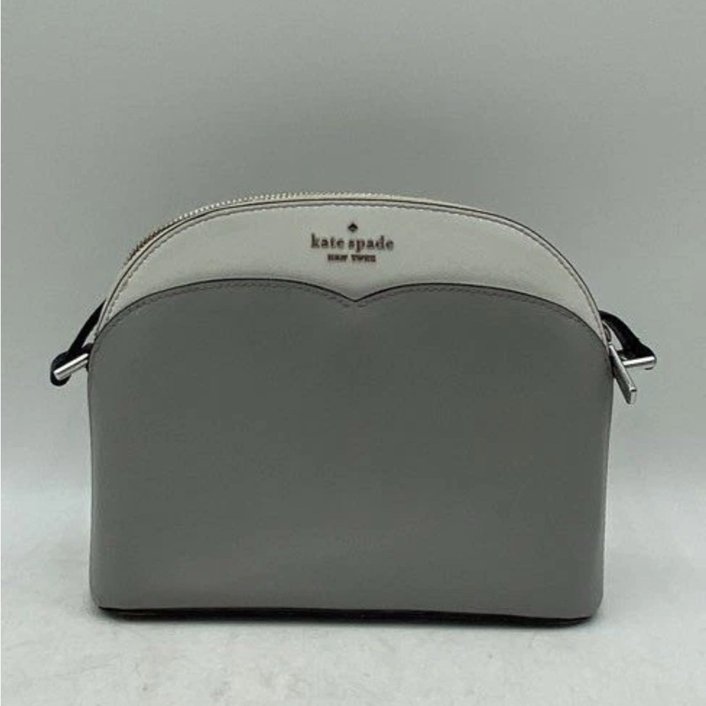 Kate Spade New York Payton crossbody Two-Tone Gray and White Crossbody Bag